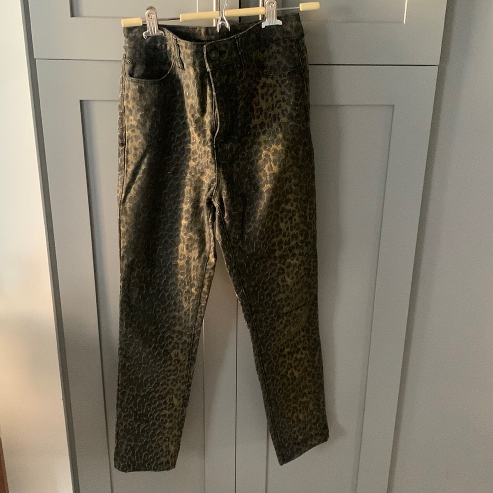 Leopard Print, high waist skinny jeans